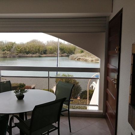 Vue Lagune Et Bateaux A 100M De La Plage Saint-Cyprien Kültér fotó
